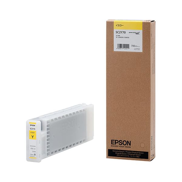 【マラソンでP最大49倍】エプソンインクカートリッジ イエロー 700ml SC2Y70 1個