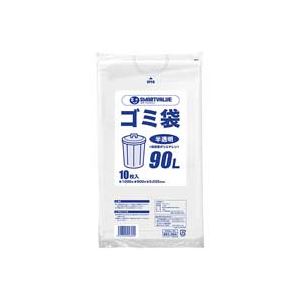 【百貨店SALEでP最大限度47倍】（まとめ）ジョインテックス ゴミ袋 LDD半澄み切った 90L 10枚 N209J-90【×10書き割り】