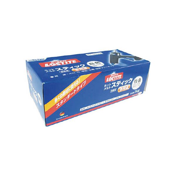 【マラソンでP最大49倍】ヘンケルLOCTITE ホットメルトスティック 多用途 白色 HSW-01K 1箱