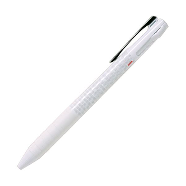 【ポイント20倍】（まとめ） 三菱鉛筆ジェットストリーム 3色ボールペン スリムコンパクト 0.5mm （軸色：ホワイト） SXE3JSS05.1 1本 【×10セット】
