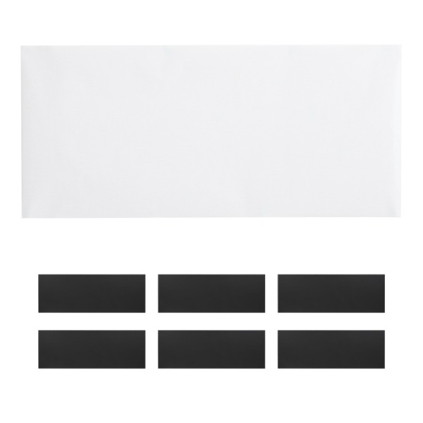 【ポイント20倍】磁石がくっつくマグネットウォールシート 約45×100cm ホワイト【代引不可】|インテリアの壱番館