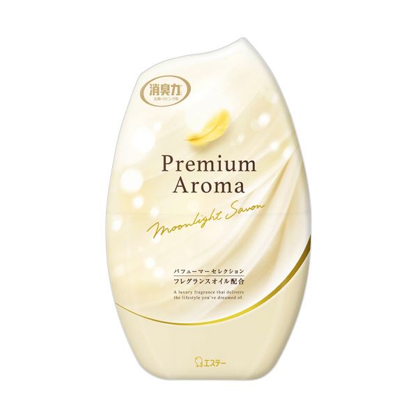【ポイント20倍】（まとめ） エステーお部屋の消臭力 Premium Aroma ムーンライトシャボン 400mL 1個 【×3セット】