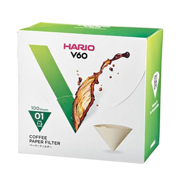 【ポイント20倍】【5セット】 HARIO V60用ペーパーフィルターM 1～2杯用 100枚入 VCF-01-100MKX5