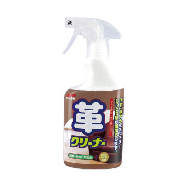 【ポイント20倍】（まとめ） ソフト99しっとり長持ち革クリーナー 400ml 20527 1本 【&times;5セット】｜インテリアの壱番館