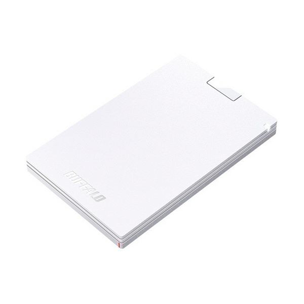 【ポイント20倍】バッファロー USB3.2（Gen1）ポータブルSSD 500GB ホワイト SSD-PG500U3-WC 1台
