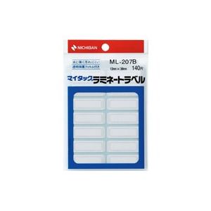 【マラソンでポイント最大47.5倍】（まとめ）ニチバン マイタックラミネートラベル ML-207B 青枠【&times;20セット】｜インテリアの壱番館
