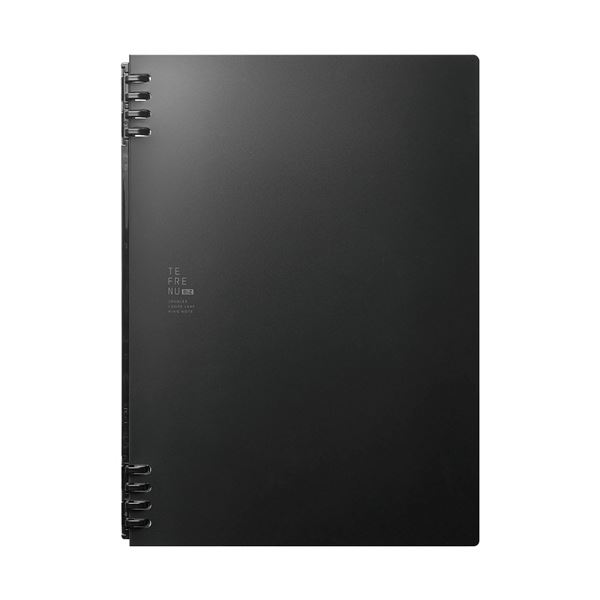 【マラソンでP最大49倍】（まとめ） キングジムリングノート テフレーヌ ビズ B5タテ 黒 9855TEB-BK 1冊 【×5セット】