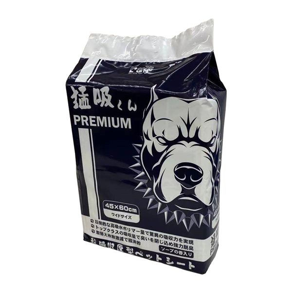 L'ange 超吸収厚型ペットシート 猛吸くん PREMIUM ワイドサイズ 50枚入り ペット用品・犬用【代引不可】