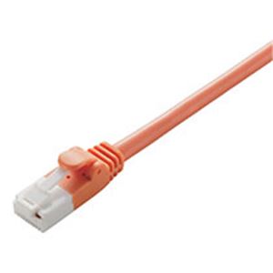 【マラソンでP最大49倍】RoHS CAT5E 爪折れ防止 LANケーブル 10m／オレンジ