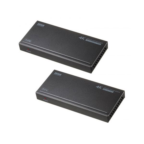 【尖んがり20倍】サンワサプライ HDMIエクステンダー 4K相応う 120m取りひろげる VGA-EXHDPOC