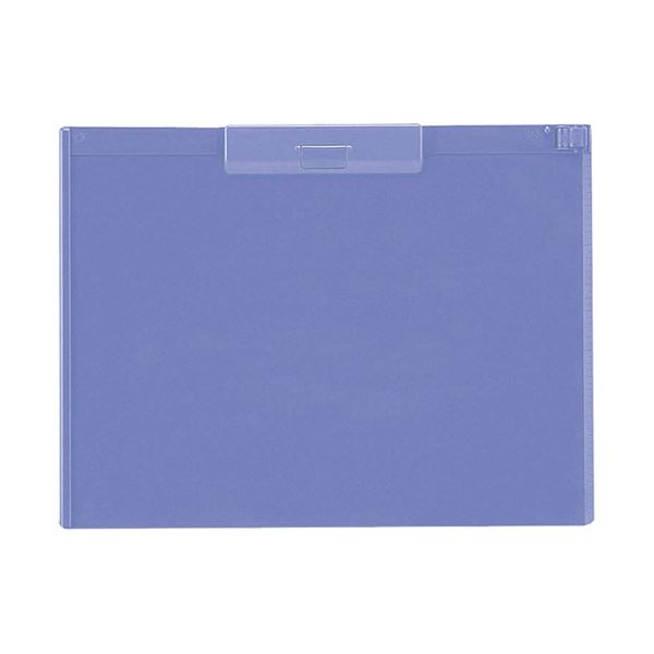 【マラソンでP最大49倍】【5セット】 LIHIT LAB. クリップボード B4S ブルーバイオレット A983U-23-BVX5