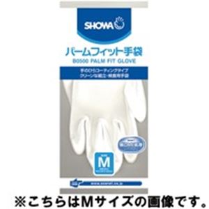 【ポイント20倍】（まとめ）ショーワ パームフィット手袋 B0500 L 白【×10セット】
