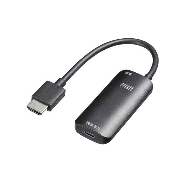 【マラソンでP最大49倍】サンワサプライ HDMI-Type-C（DP Altモード）変換アダプタ（4K／60Hz） AD-HD26TC