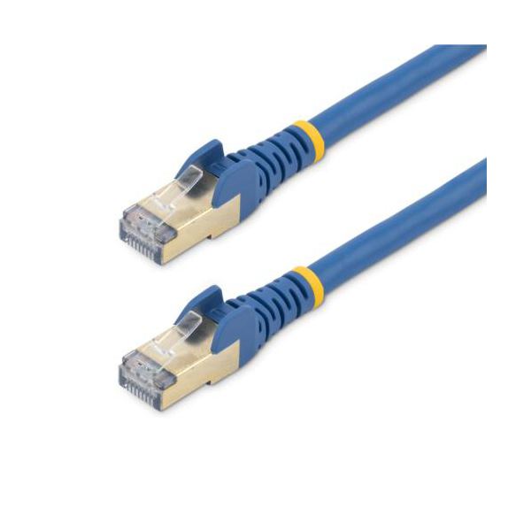 【尖んがり20倍】StarTech.com 科目6A ローカルエリアネットワーク有線テレビ ツメ折れ押しとどめる覆いかぶせる付き添い人 STP 5m 青み 6ASPAT5MBL1本