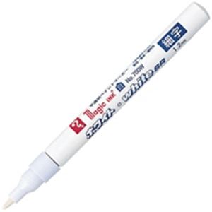 【ポイント20倍】（まとめ）寺西化学工業 マジックホワイト M700W 細字【×20セット】