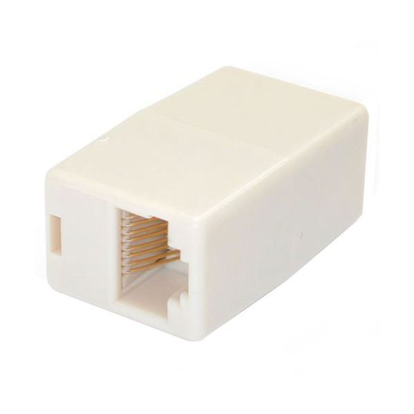 【ポイント20倍】（まとめ） StarTech.com Cat5e対応LANケーブル用延長コネクタ メス／メス ベージュ RJ45COUPLER 1個 【×5セット】