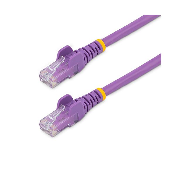 【尖んがり20倍】（まとめ） StarTech.com 科目6 ローカルエリアネットワーク有線テレビ RJ45モールドコネクタ 5m パープル N6PATC5MPL 1本 【×3仕掛ける】