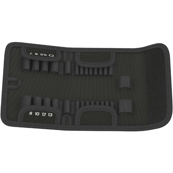 【尖んがり20倍】WERA ヴェラ 差込6.35粍 ラチェットレンチZyklop・ビット向け 物の具納める入れもの 170×130粍 136464