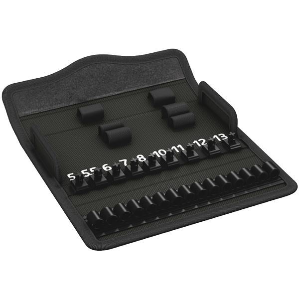 【尖んがり20倍】WERA ヴェラ ラチェットレンチZyklop・1／4inchソケットインサート向け 物の具納める入れもの 180×74×37粍 136468