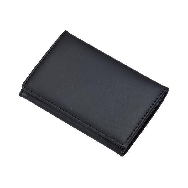 【ポイント20倍】レイメイ藤井 ジョッター式名刺入 GLN1055B 革製ブラック