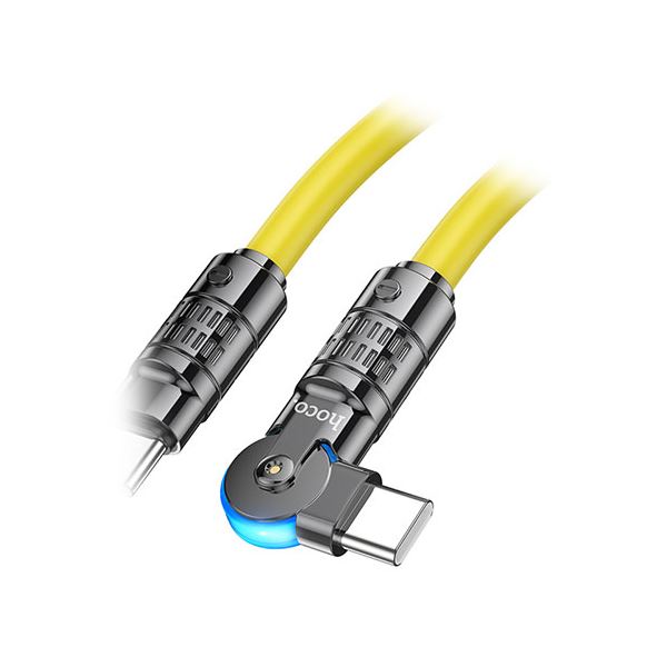 【マラソンでP最大49倍】日本トラストテクノロジー JTT hoco U118 180Rotatingケーブル PD60W イエロー U118-CC-YE