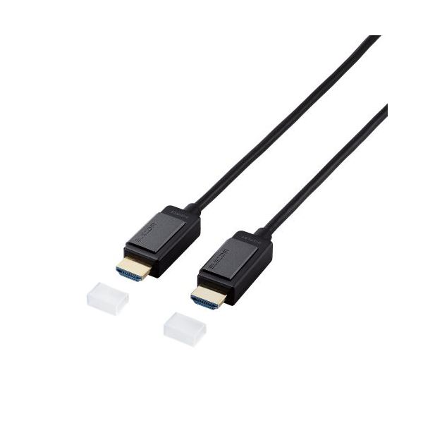 【尖んがり20倍】エレコム 長尺HDMI有線テレビ/アクティブオプティカル/4K相応う/無給電手合い/5m DH-HDLOA05BK