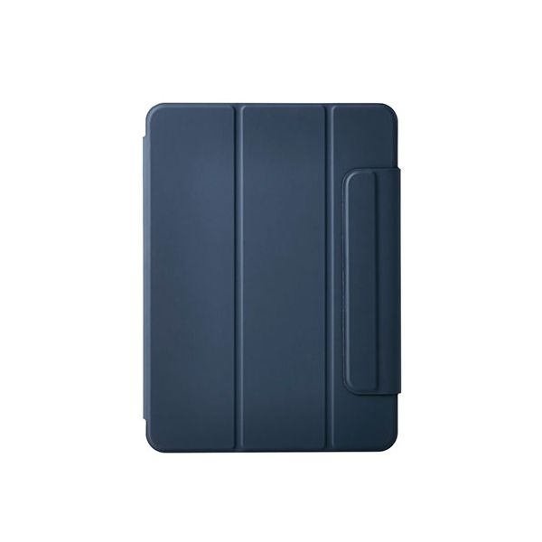 【マラソンでP最大49倍】エレコム 11インチiPad Air(M3/M2) フラップケース 超薄型 マグネット着脱 スリープ対応 ネイビー TB-A25MWVPF2NV