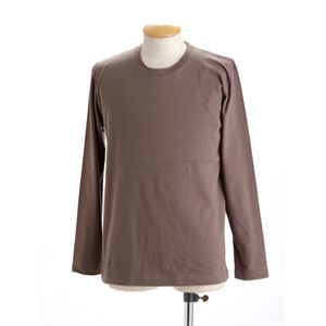 【ポイント20倍】ユニセックス長袖 Tシャツ XL チャコール