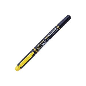 【ポイント20倍】(業務用30セット) トンボ鉛筆 蛍光マーカー/蛍コート 【太字・細字/山吹】 ツインタイプ WA-TC99