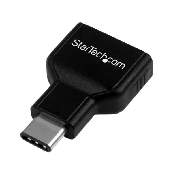 【尖んがり20倍】（まとめ） StarTech.com USB3.0判定基準取り替えっこ繋ぎ TypeC（牡）-A（刃針） 黒いこと USB31CAADG 1個 【×3書き割り】