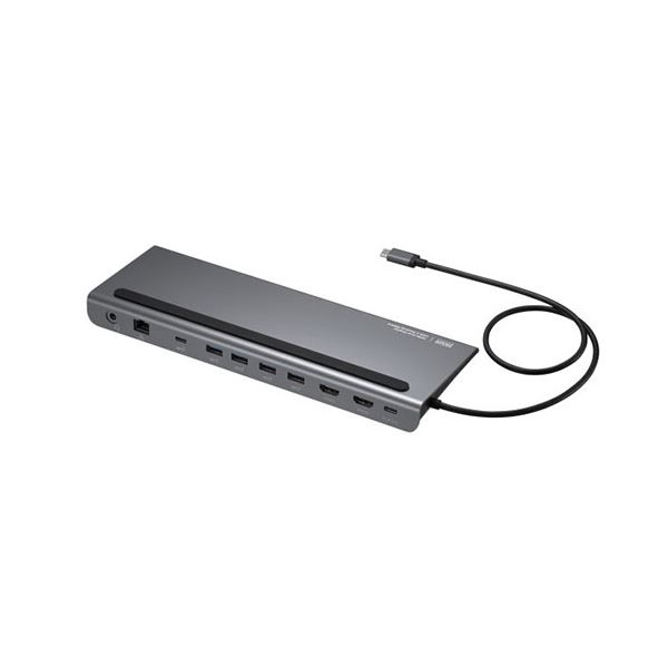 【尖んがり20倍】サンワサプライ USB Type-C縛ステイション（4K相応う・HDMI×2画面最終生産物） USB-CVDK14