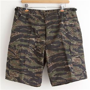 【尖んがり20倍】亜米利加軍 BDU カーゴショートパンツ 変装服ズボン下 S大いさ 虎【写し物】 スポーツ・アウトドア-アウトドア