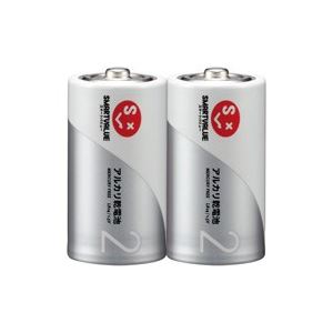 【マラソンでP最大49倍】（まとめ）ジョインテックス アルカリ乾電池 単2×10本 N122J-2P-5 【×3セット】