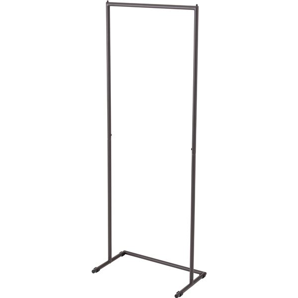 【ポイント20倍】ハンガーラック 約幅61cm ダークグレー スチール 衣類収納 リビング 収納家具 インテリア家具 組立式｜インテリアの壱番館