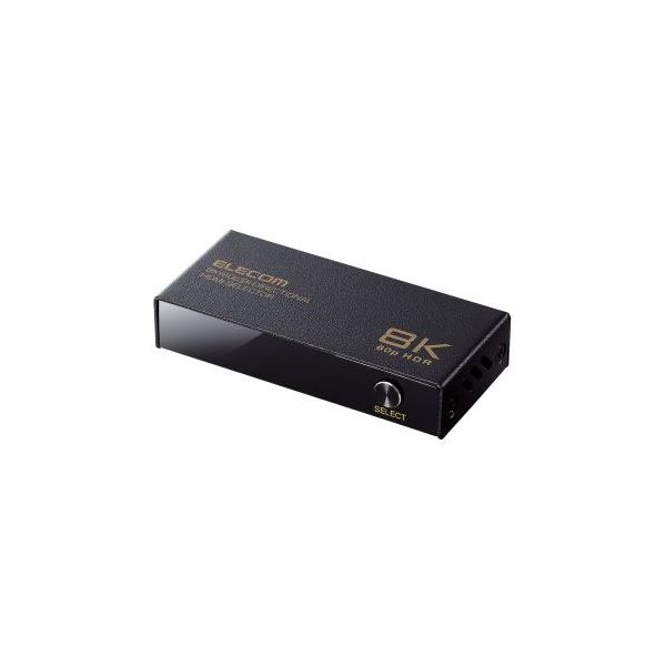 【百貨店SALEでP最大限度47倍】エレコム HDMIうつり変わり器（双方向印字機） DH-SW8KBD21BK