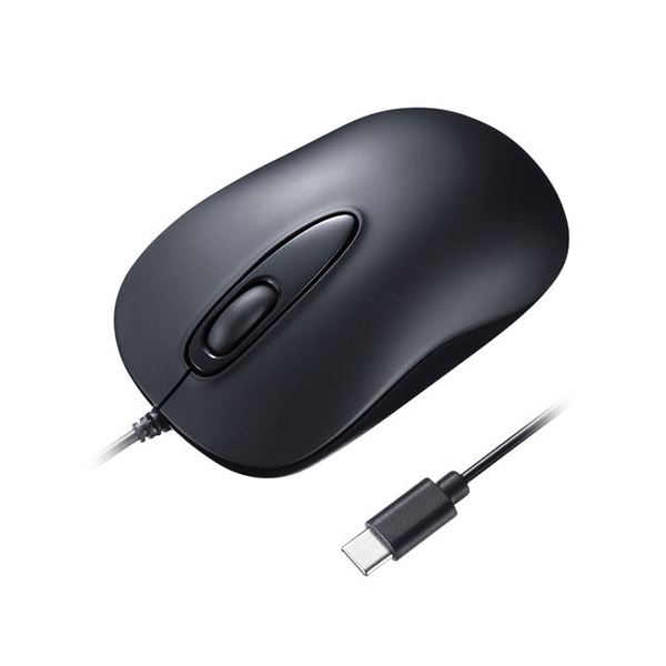 【マラソンでP最大49倍】サンワサプライ 有線Type-Cレーザーマウス MA-LSC176BK 6,468円