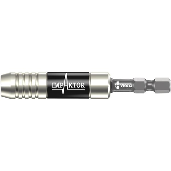 【尖んがり20倍】WERA ヴェラ 差しひびき１番ウッド用 磁石付き添い人ビット保持者 シャンク径6.35粍 全長75粍 057675