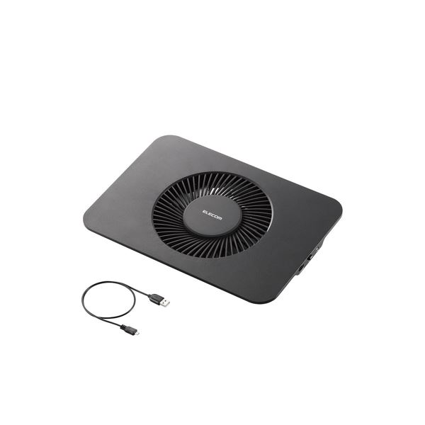 【マラソンでポイント最大47.5倍】エレコム ノートPC用クーラー（静音・強冷タイプ） SX-CL21BK｜インテリアの壱番館