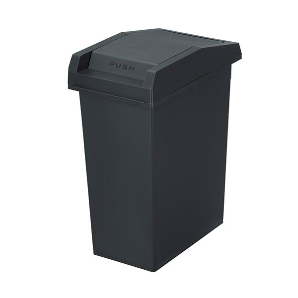 新輝合成 TONBO ユニードスライドペール33 33L チャコールブラック 02084-2 1台