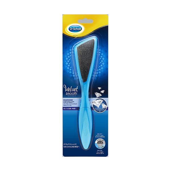 【マラソンでP最大49倍】【5セット】 Scholl's Wellness ドクターショール ベルベットスムーズ ダイヤモンドクリスタルズ かかとファイル drscholl02445X5