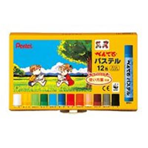 【尖んがり20倍】（まとめ）ぺんてる 淡彩 GHSR-12 12色仕掛ける 【×6仕掛ける】