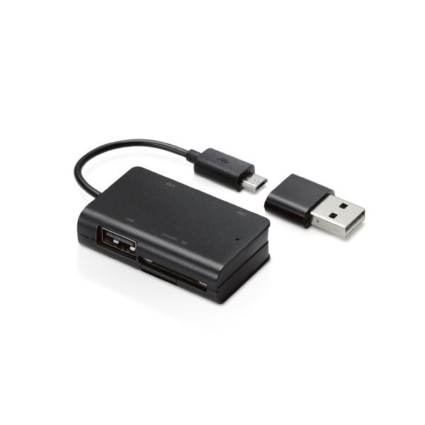 【ポイント20倍】エレコム メモリリーダライタ microB MRS-MBH10BK