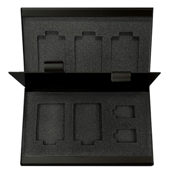 【尖んがり20倍】(まとめ）Digio2 メモリーカードケース SWITCH競り合い/5枚+microSD/2枚 MCC-SWI05BK 黒いこと【×3仕掛ける】