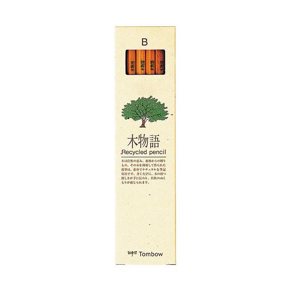 【尖んがり20倍】【5仕掛ける】 トンボ鉛筆 木筆 木謂われ因縁 B 1十二(12本) Tombow-天使の都市-KEABX5
