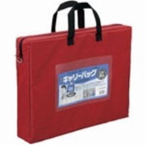 【尖んがり20倍】（まとめ）ミ蝋涙 キャリーバッグ CB-550-R B4 マチ付 赤【×2仕掛ける】