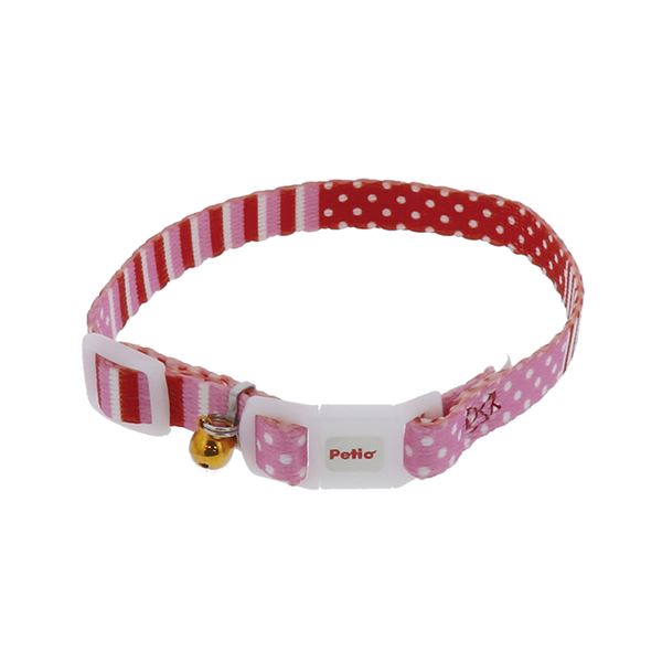 【尖んがり20倍】（まとめ）CAT COLLAR 間借り人一点色合い サクラ色【×5書き割り】 (猫装置/頸飾り)