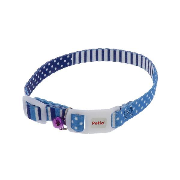 【尖んがり20倍】（まとめ）CAT COLLAR 間借り人一点色合い 青碧【×5書き割り】 (猫装置/頸飾り)