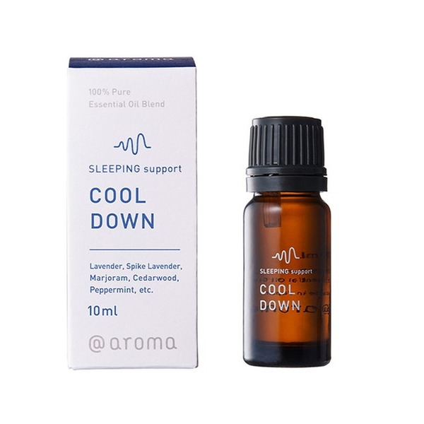 【ポイント20倍】アットアロマ エッセンシャルオイル 2本セット SLEEPING support クールダウン 10ml【代引不可】