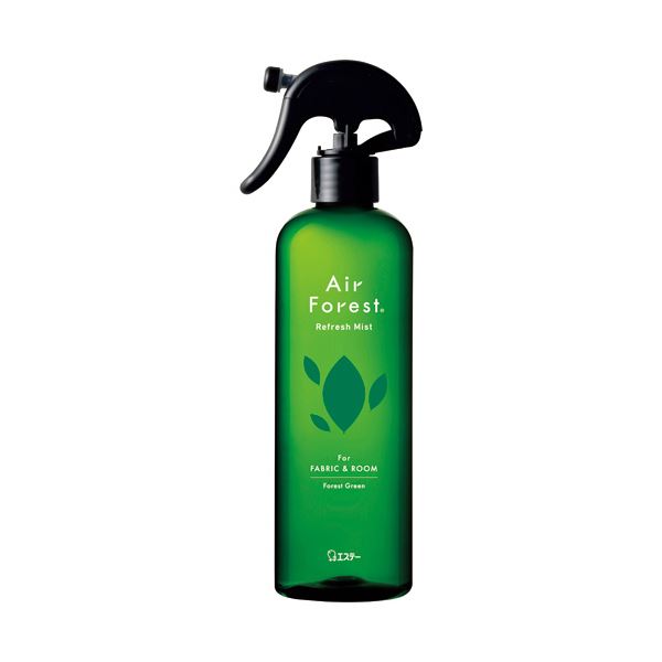 【尖んがり20倍】（まとめ） エステー AirForest Refresh Mist フォレストグリーンの芳ばしさ 本体 270mL 1本 【×5書き割り】