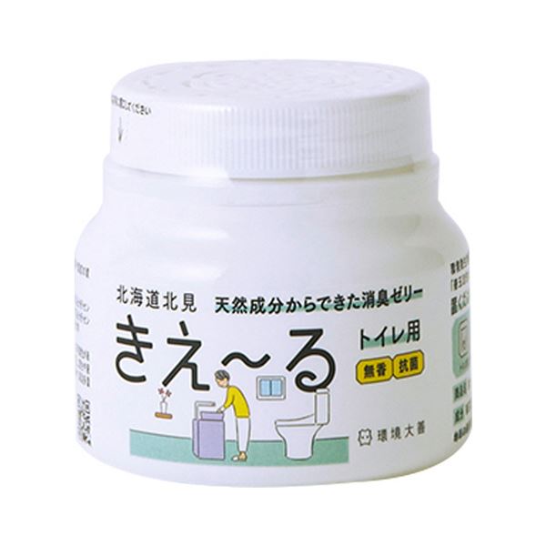 【尖んがり20倍】（まとめ） 周囲の状況大善 きえーる室内用便器用 ジェリー手合い 無香 本体 160g H-KTJ-160 1個 【×5書き割り】